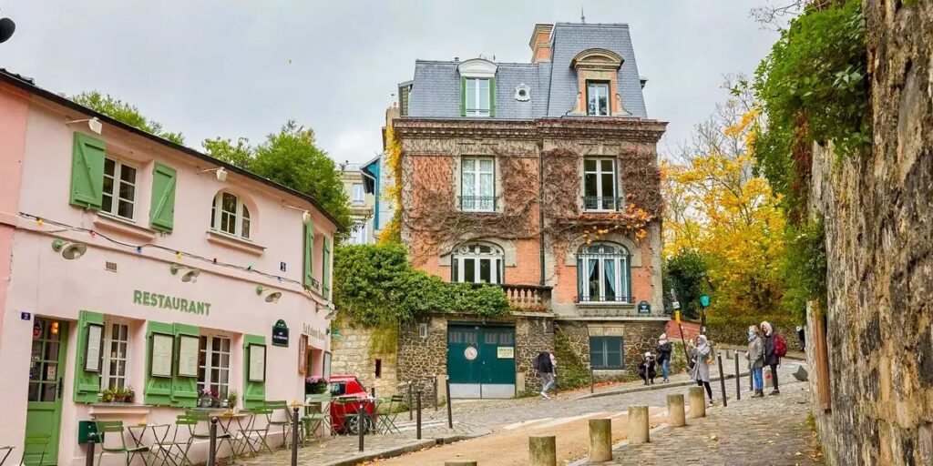 Die Straßen von Montmartre