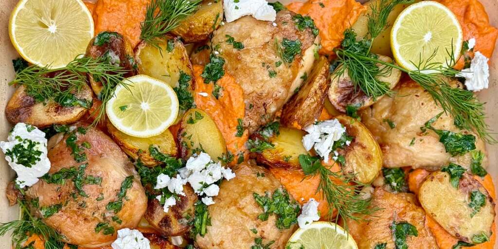 Leckeres Rezept für Huhn und Kartoffeln